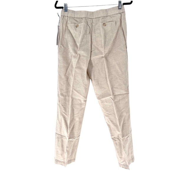 Liz Claiborne Women's Flax Wide Leg Linen Pants - XSP - Picture 5 of 6